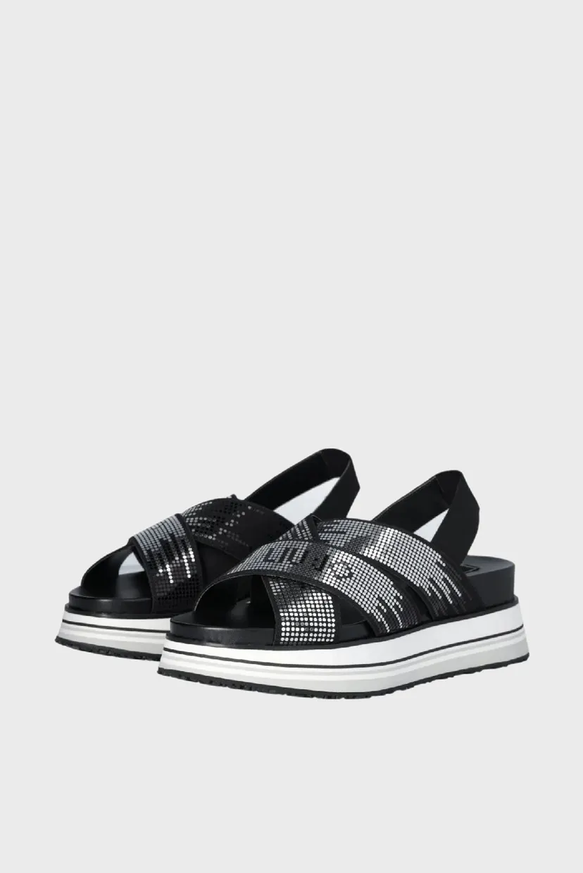 Сандалии FRIDA 32 - SANDAL ELASTIC FABRIC BLACK 3