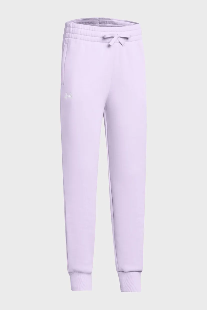 Детские сиреневые спортивные брюки UA Rival Fleece Joggers 3
