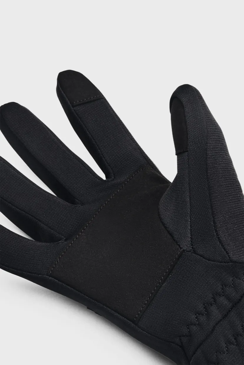 Женские черные перчатки UA Storm Fleece Gloves 6