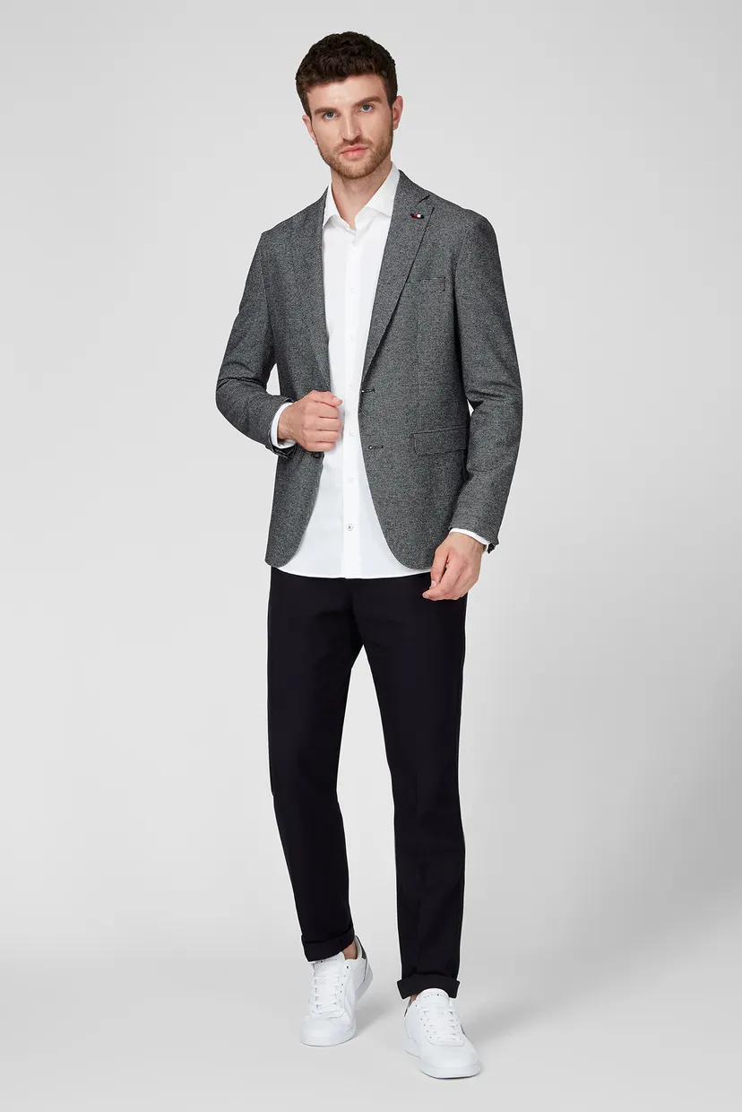 Мужской серый пиджак FKS SLIM FIT LAPEL 10