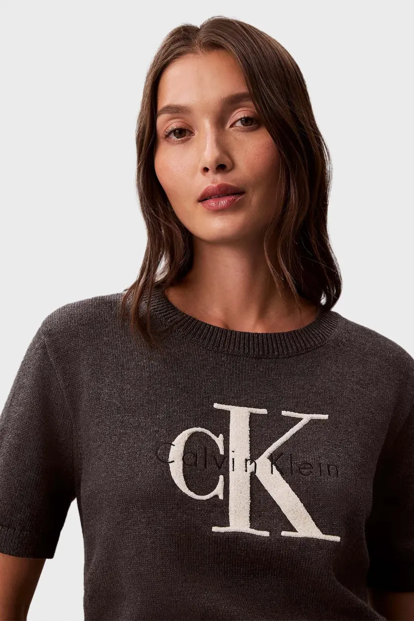 Свитер с короткими рукавами CHUNKY COTTON GRAPHIC VEST 5