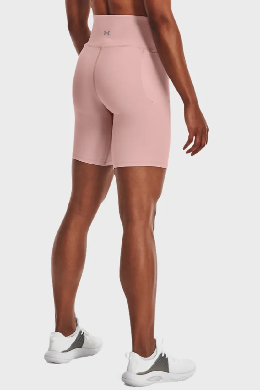 Женские розовые шорты UA Meridian Bike Short 9