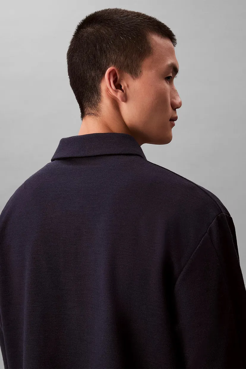Поло с длинным рукавом LS Stretch Wool Blend Interlock 5