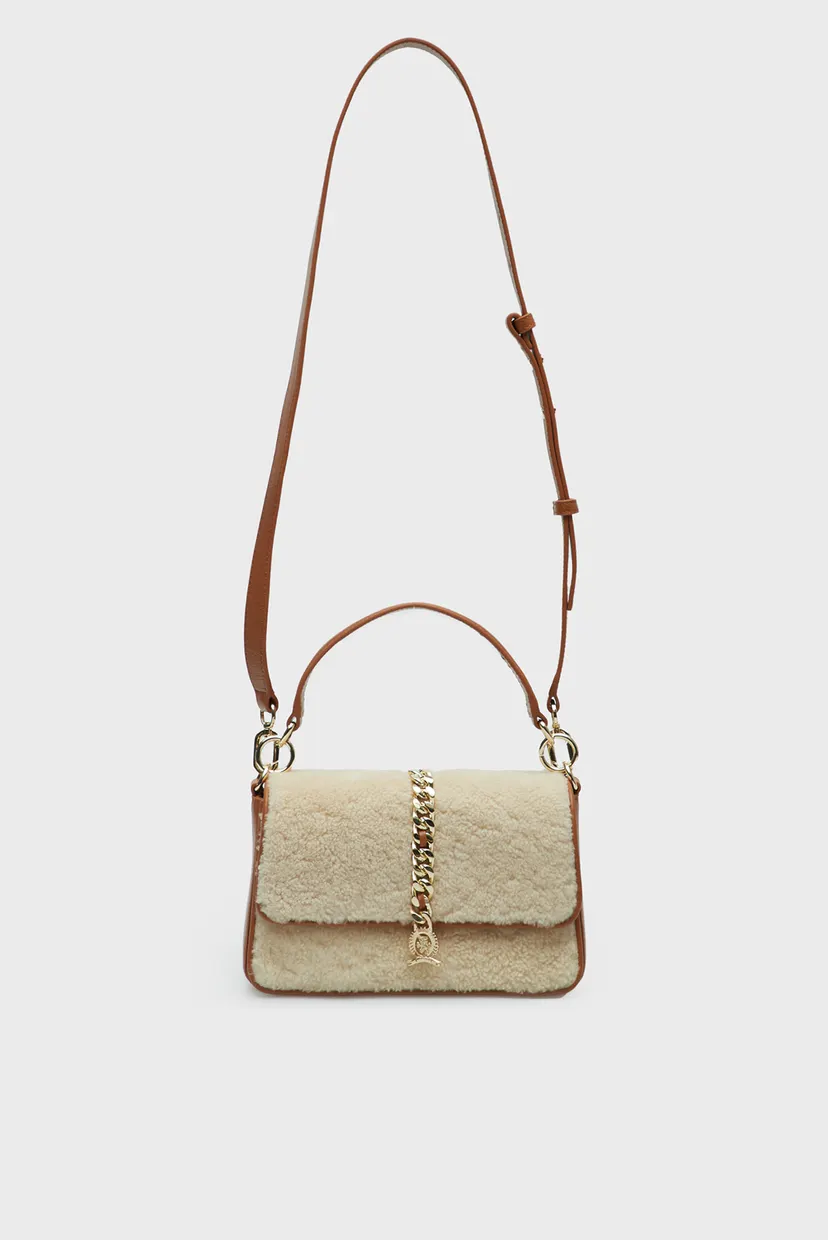Сумка LUXE LEATHER CROSSOVER SHEARLING 5