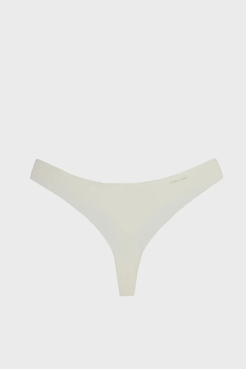 Женские белые трусики THONG 5