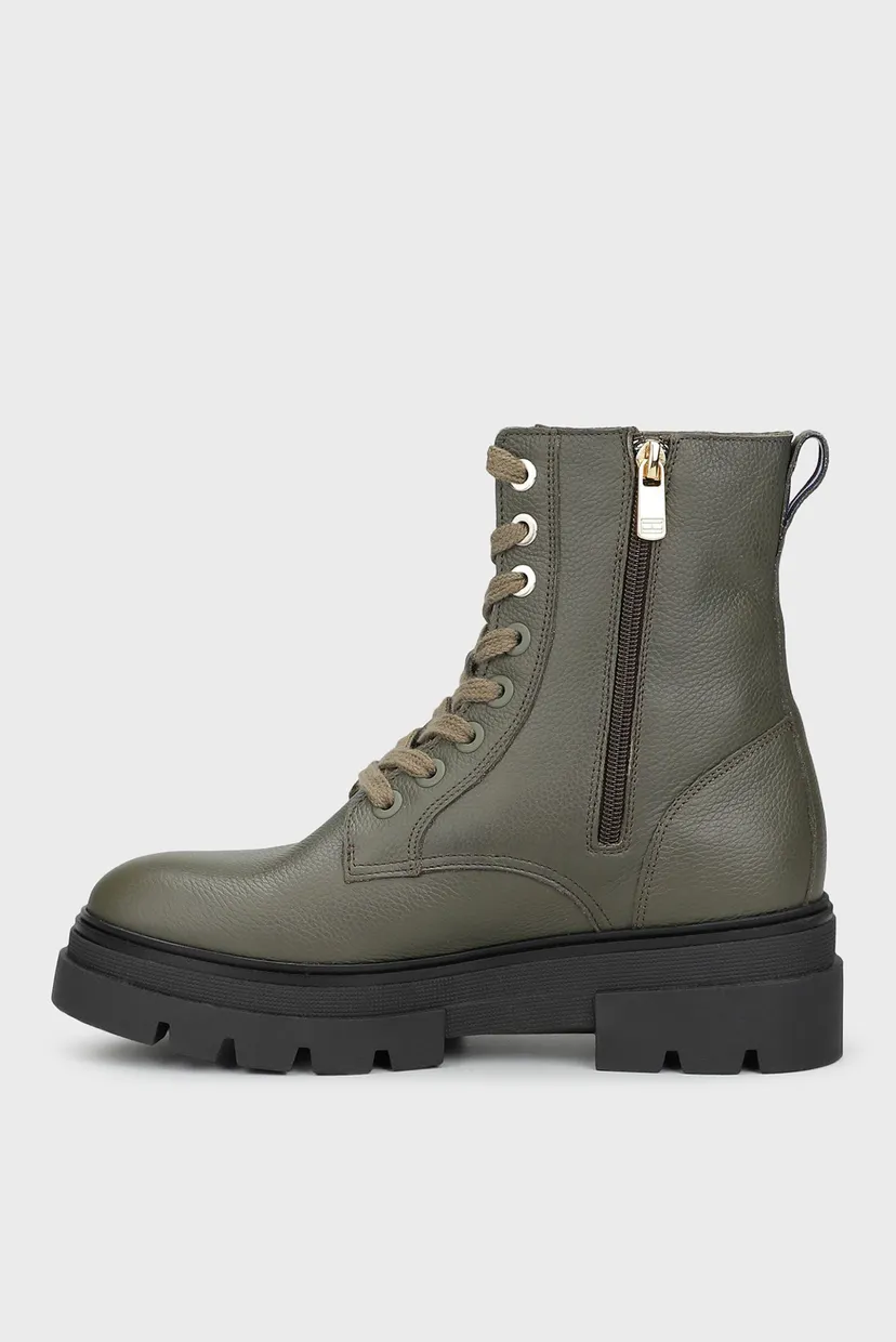 Ботинки BICOLOR LEATHER LACE-UP 4
