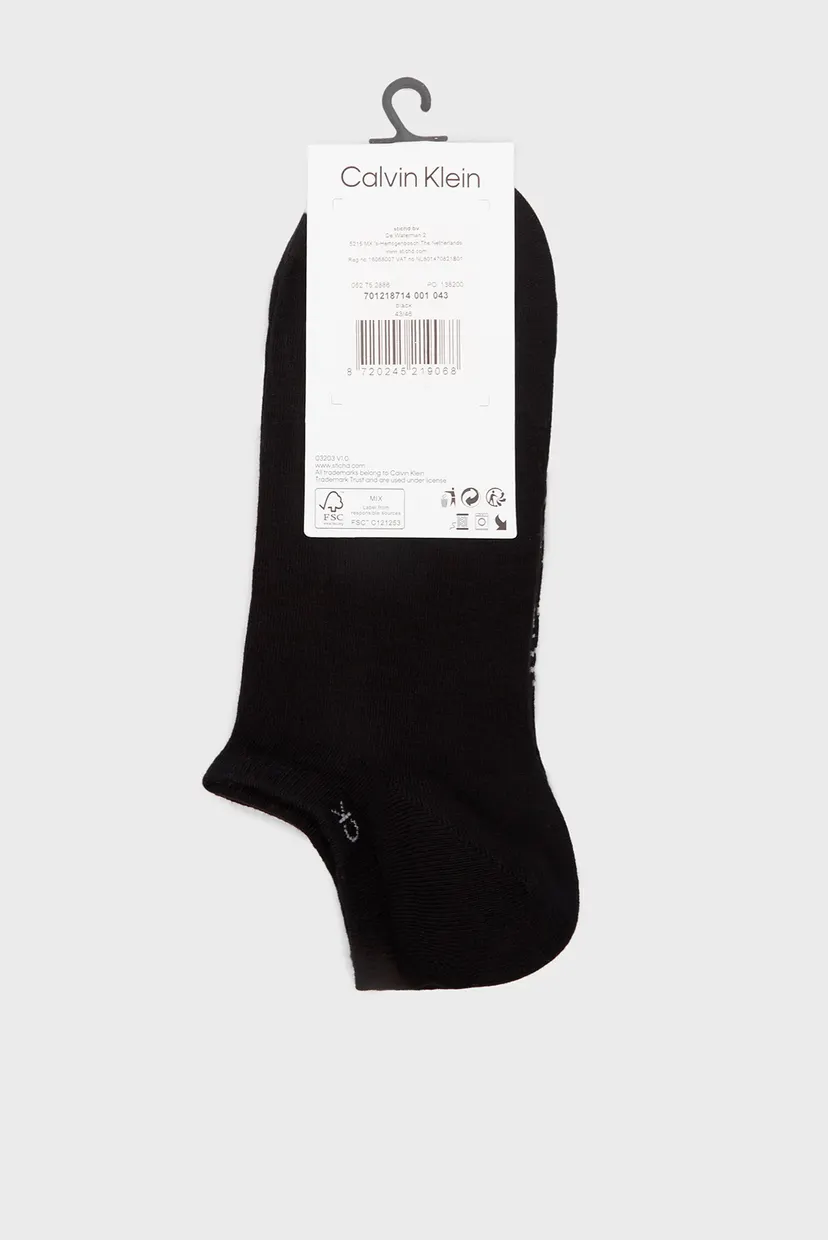 Носки CK MEN SNEAKER 2P ALL OVER PRINT 3