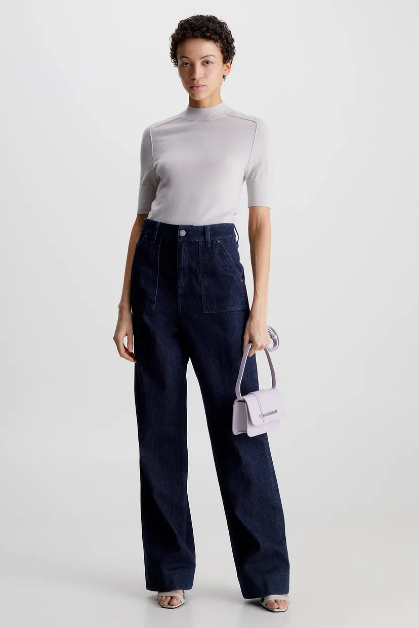 Джинсы HIGH RISE WIDE POCKET - RINSE 7