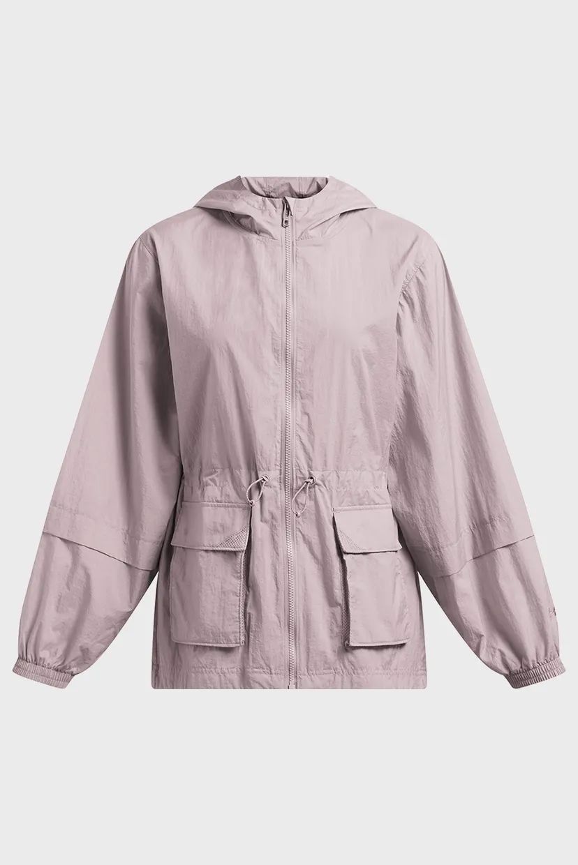 Женская пудровая ветровка Crinkle Woven Jacket 4