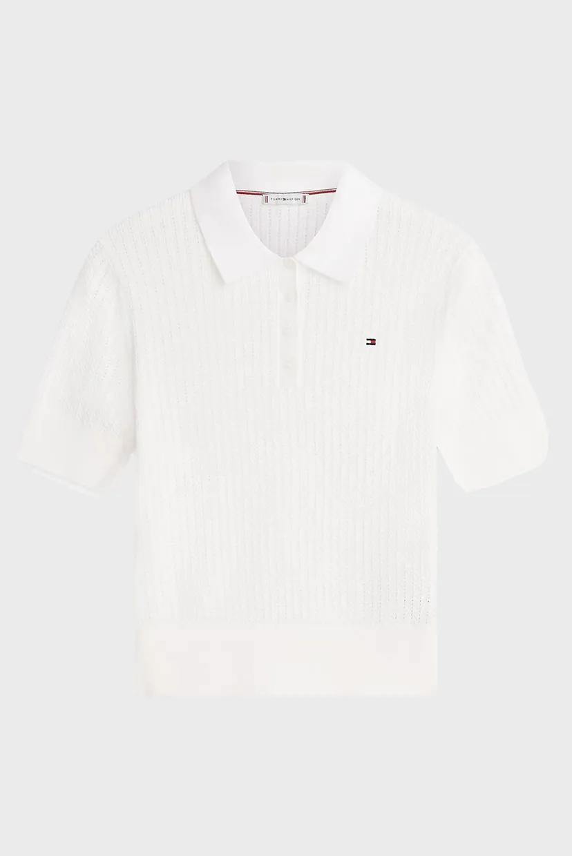 Поло POINTELLE S S POLO SWEATER 5