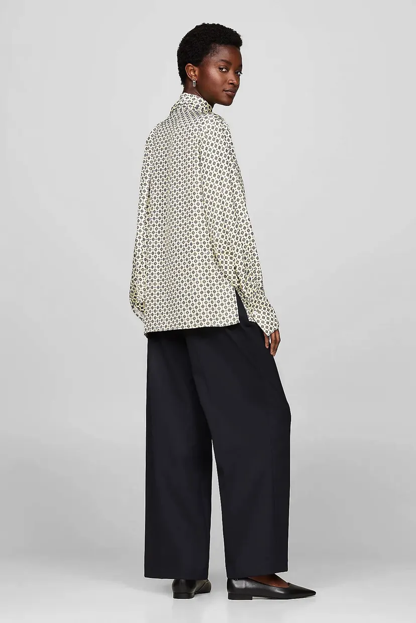Блузка FOULARD TIE NECK LS BLOUSE 4