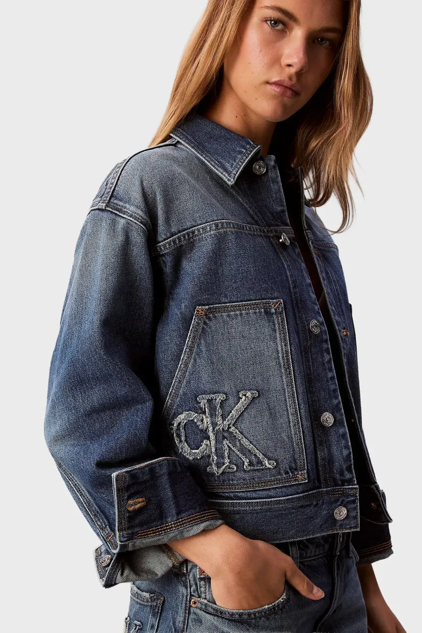 Куртка джинсовая WORKWEAR JACKET CK SANDED BLUE 5