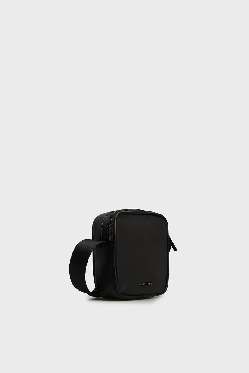 Мужская черная сумка CK EST. NYLON CUBE REPORTER+CASE 3