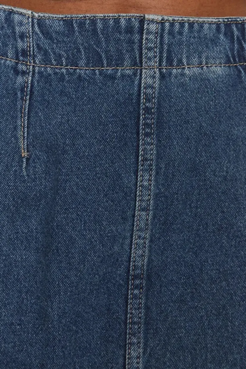 Юбка DARTED DENIM SKIRT 4