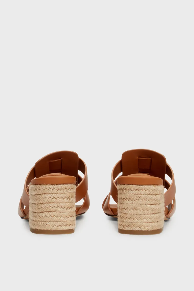 Босоножки BLOCK MID HEEL LEATHER SANDAL 3