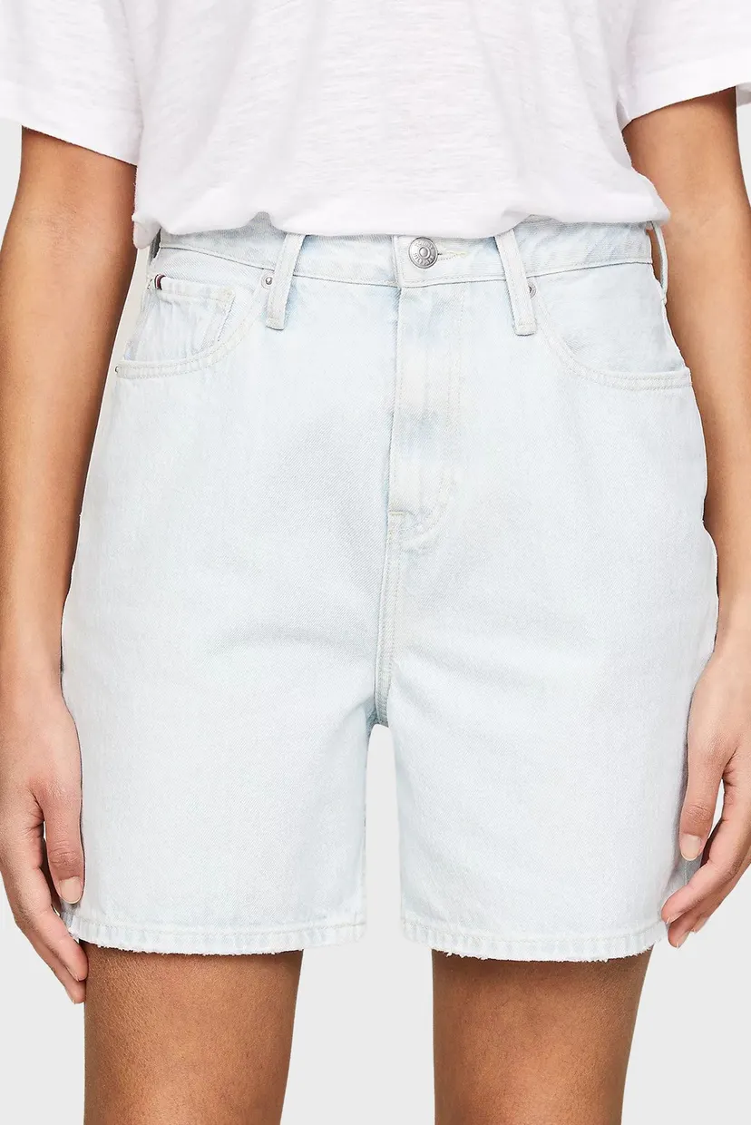 Женские голубые шорты DNM STRAIGHT SHORT HW LOLA 3