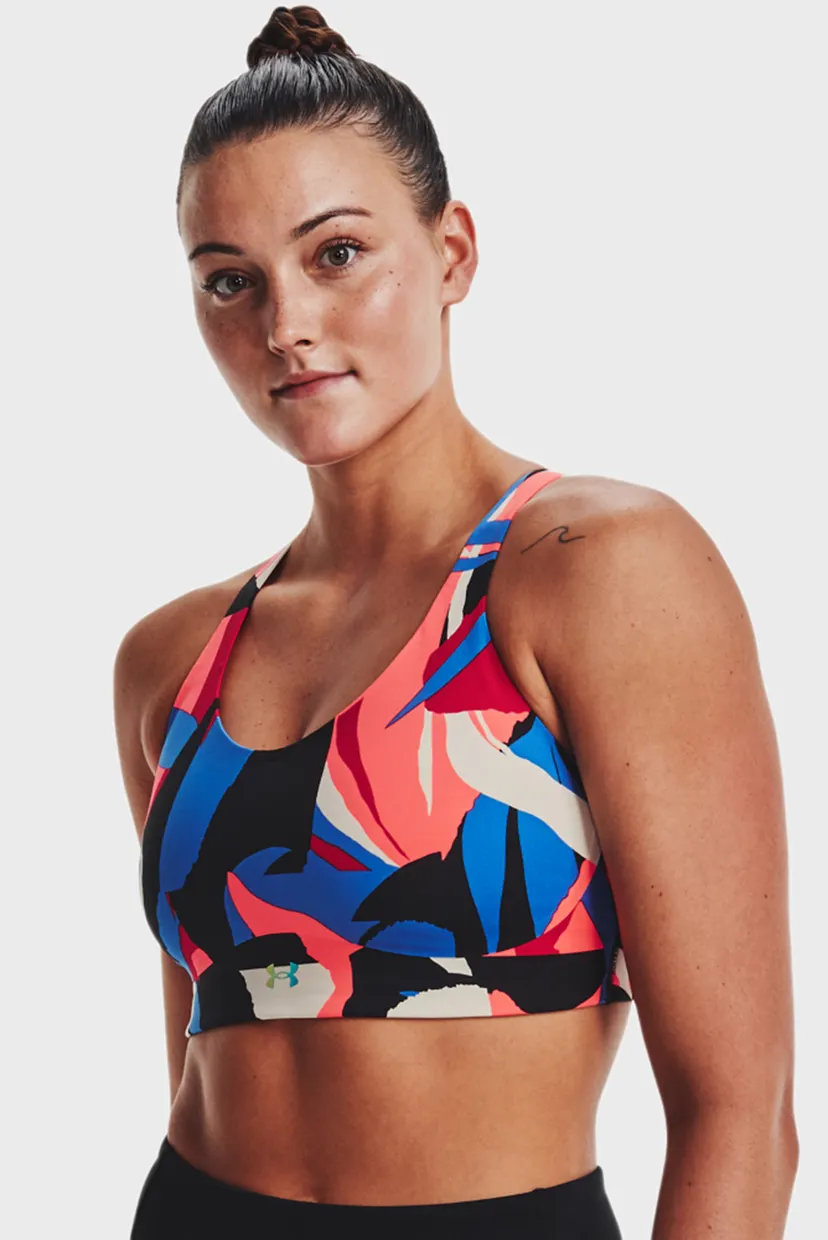 Женский спортивный топ UA SmartForm Rush Mid Print 7