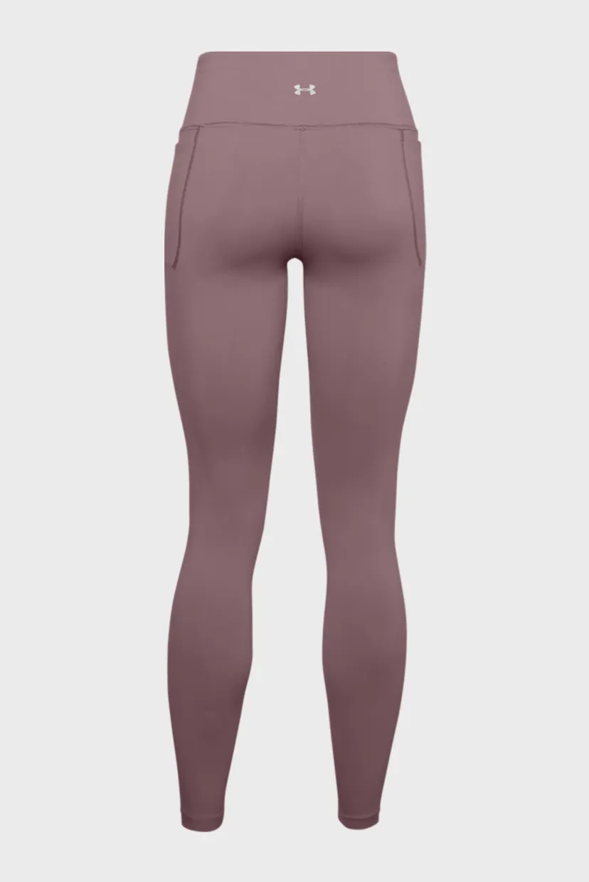 Женские розовые тайтсы UA Meridian Leggings 10