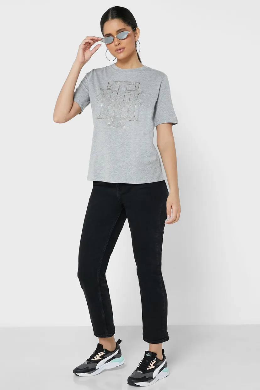 Футболка REGULAR TH CRYSTAL C-NK TEE SS 3
