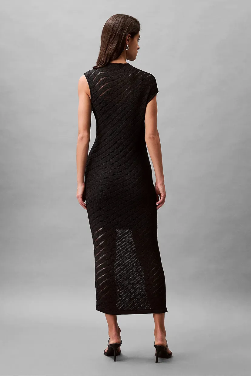 Көйлек Textured Viscose Dress 4