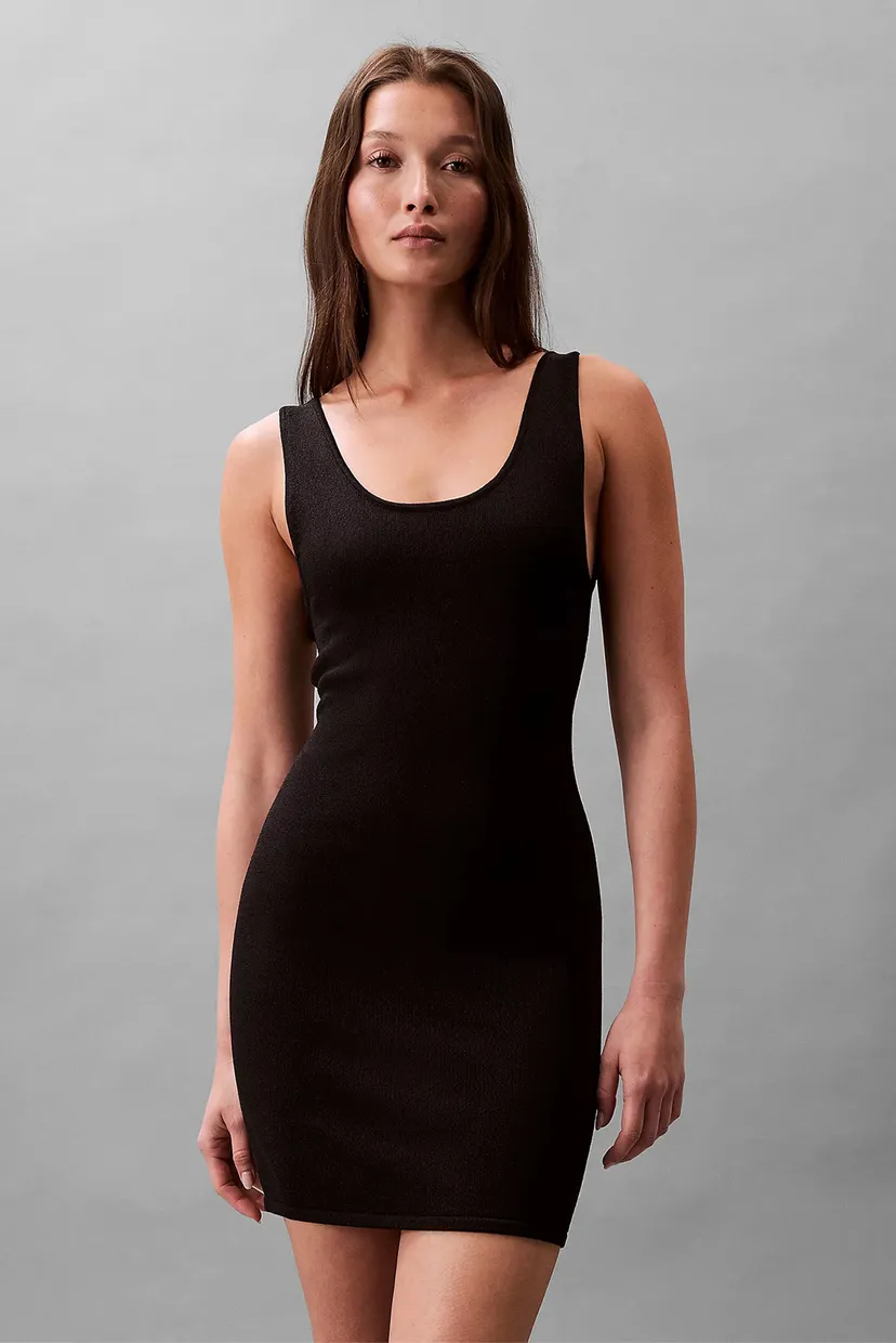 Платье Novelty Sheen Cross Back Dress 5