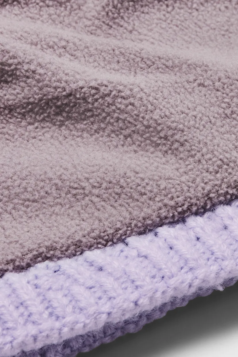Женская сиреневая шапка W Halftime Cable Knit Beanie 3