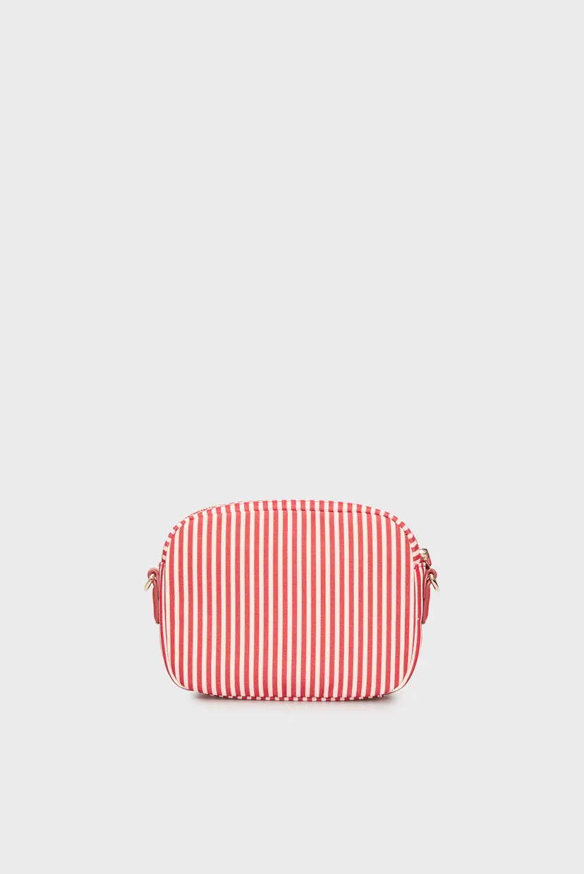 Женская красная сумка в полоску POPPY SUMMER CAMERA BAG 4