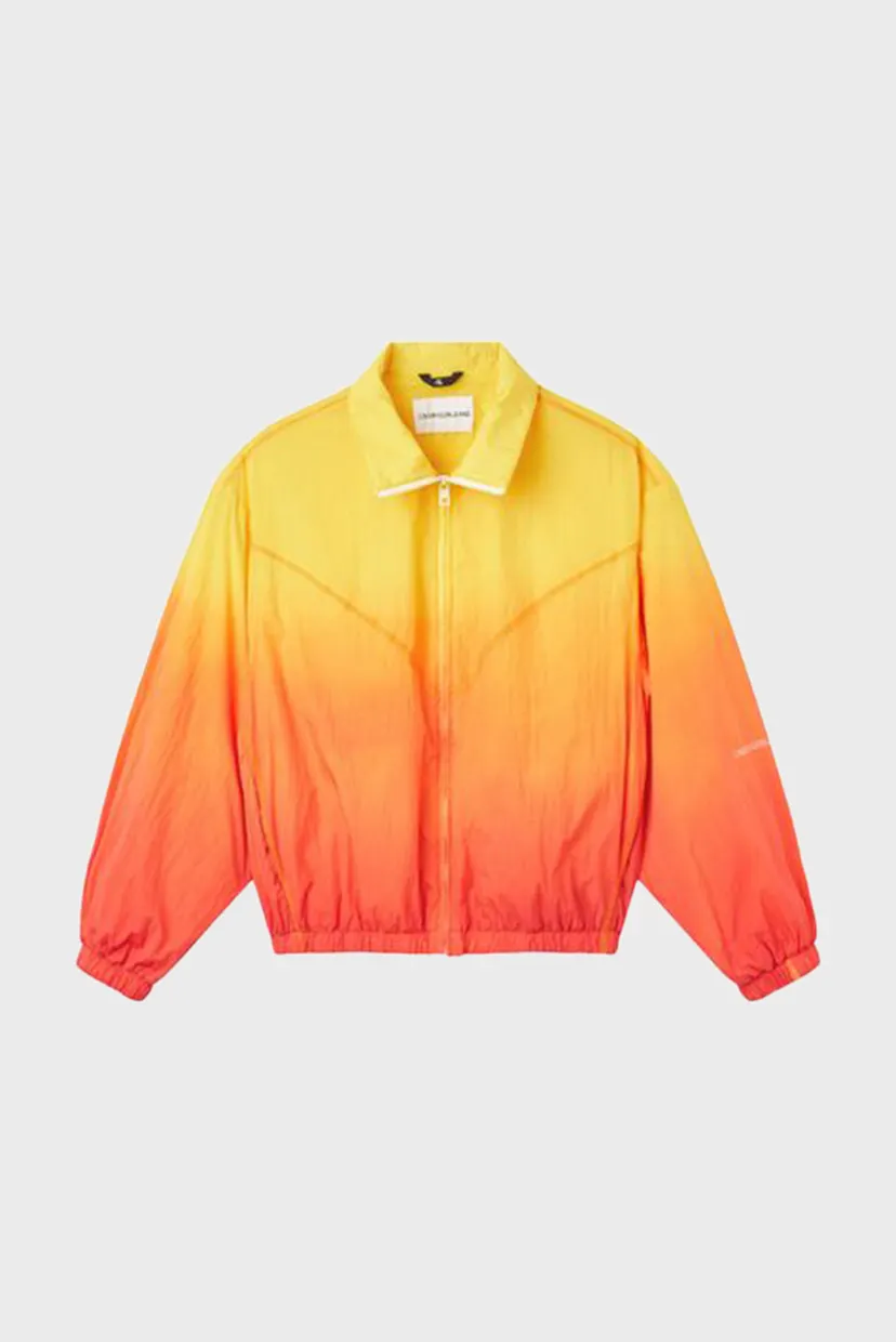 Женская оранжевая ветровка DIP DYE WINDBREAKER 5
