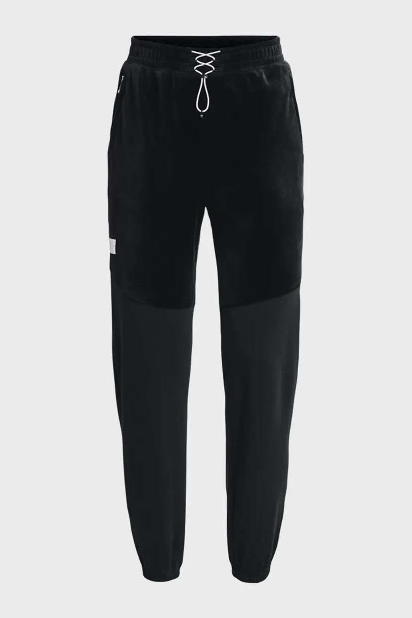 Женские черные спортивные брюки UA Journey Fleece Jogger 5