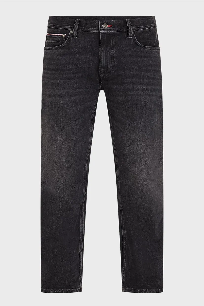 Мужские черные джинсы Denton Faded Black Straight 5