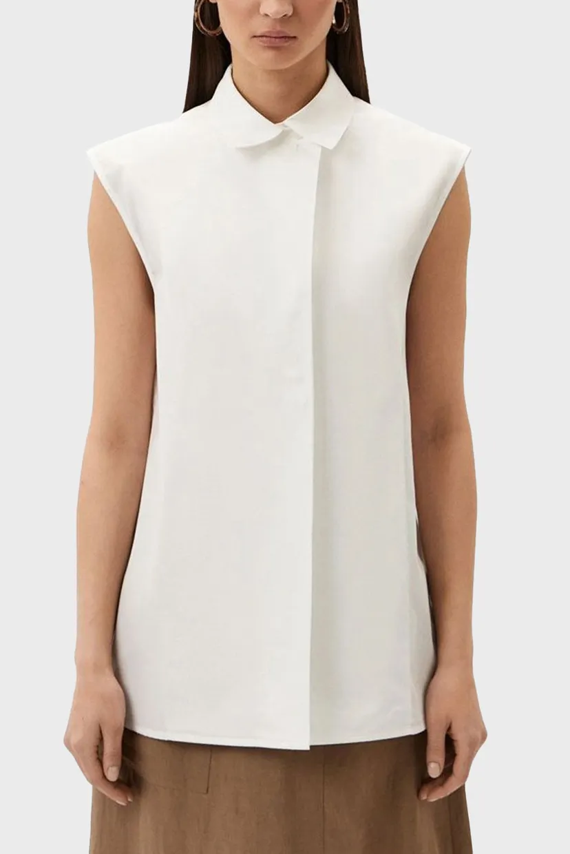 Рубашка с коротким рукавом COTTON ARCHIVE SLEEVELESS SHIRT 4