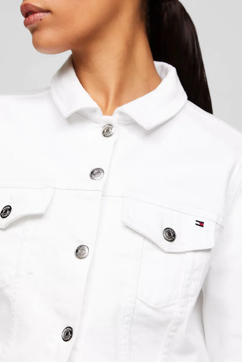 Куртка джинсовая DNM SLIM JACKET WHITE 4