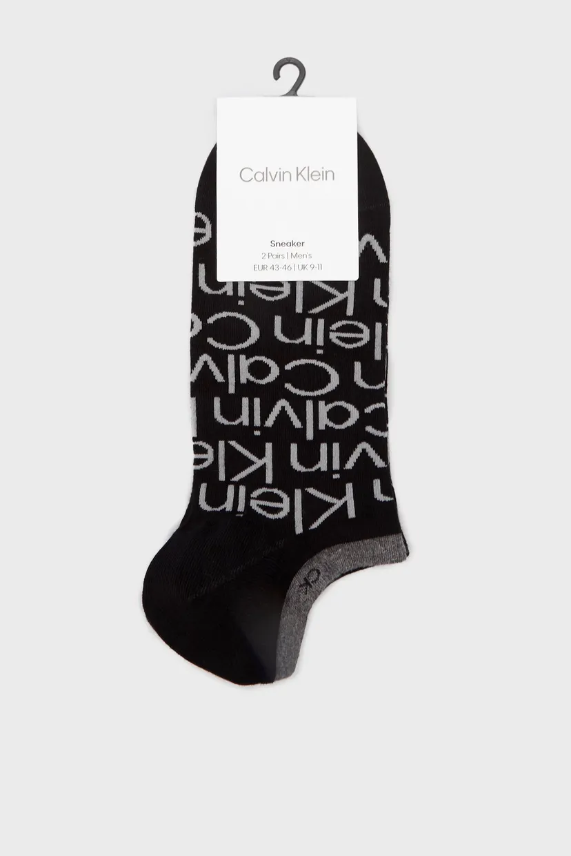 Носки CK MEN SNEAKER 2P ALL OVER PRINT 5