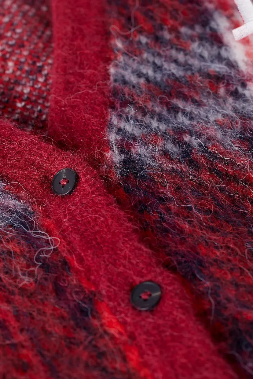 Кардиган IMD TARTAN CHECK CROP V-NK CARDI 5