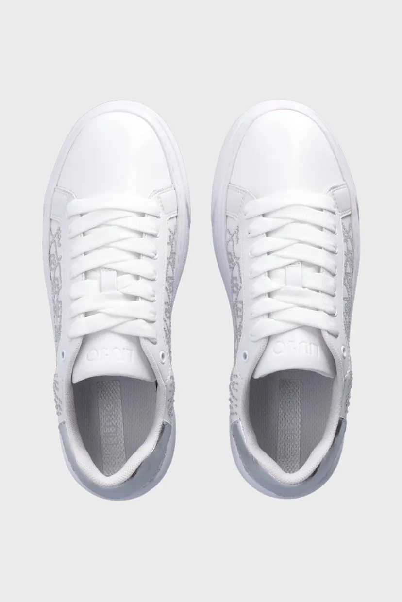 Кеды CLEO 12 - SNEAKER STRASS NET SPREADING WHITE 5