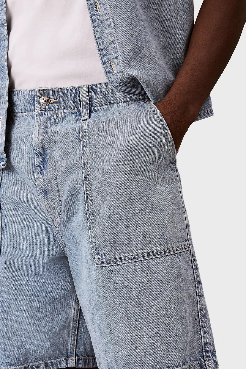 Шорты LINEN DENIM UTLITY SHORT SHALLOW 5