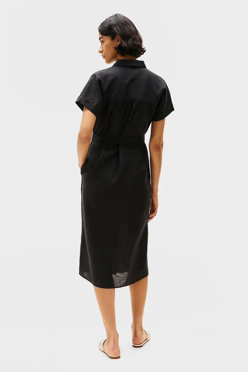 Платье ESS LINEN S S MIDI SHIRT DRESS 3