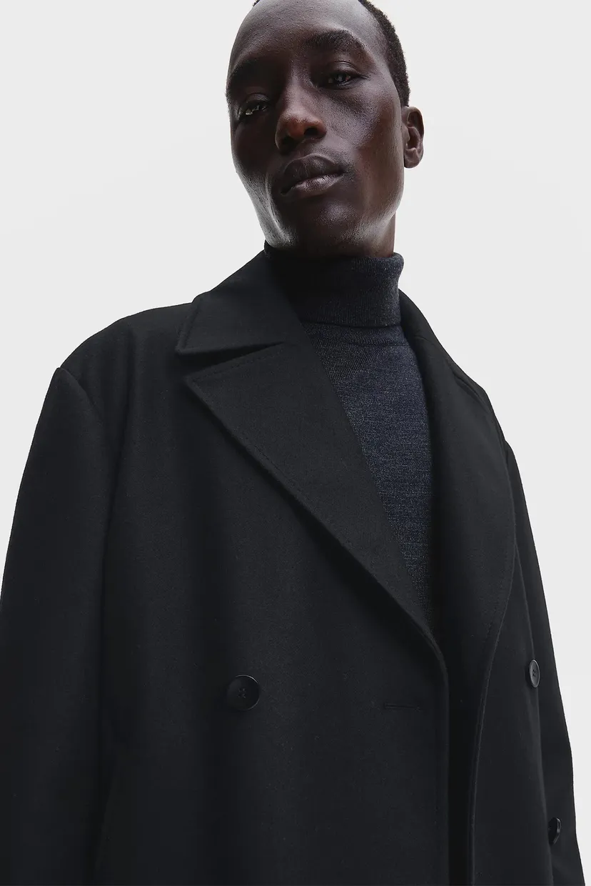 Пальто BONDED WOOL PEACOAT 4