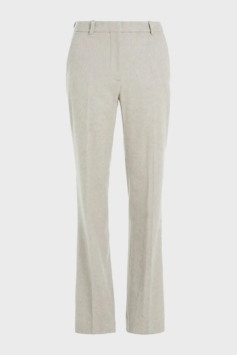 Брюки FLANNEL WOOL SLIM STRAIGHT PANTS 5