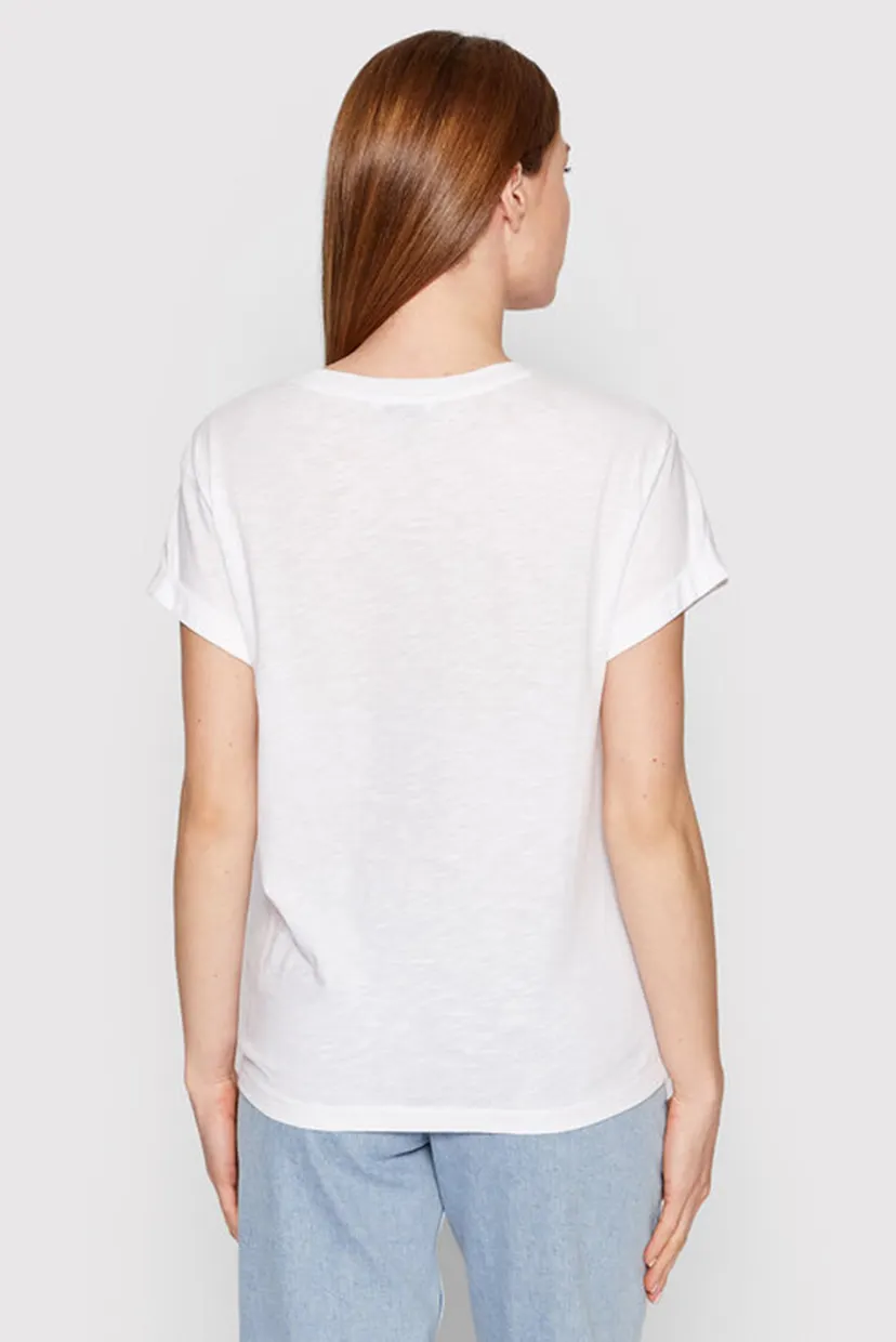 Футболка REGULAR SLUB FLORAL C-NK TEE SS 8