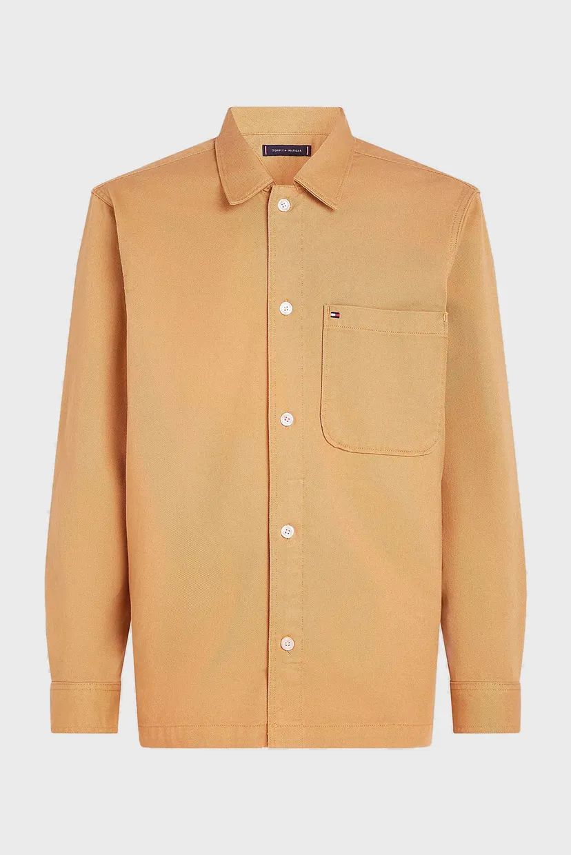 Мужская бежевая рубашка TWILL  JACKET 6