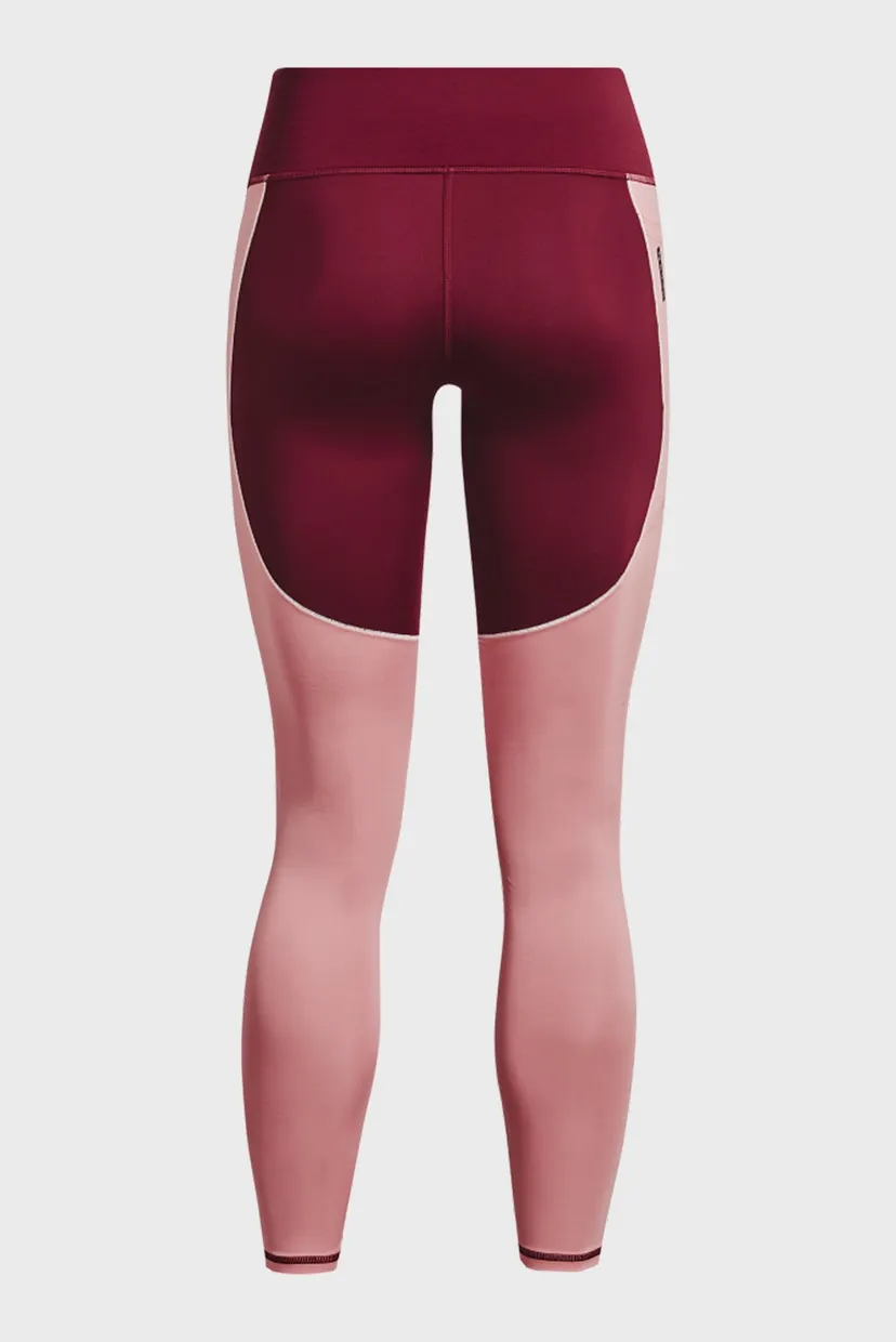 Женские бордовые тайтсы UA RUSH ™ CG Novelty Legging 7