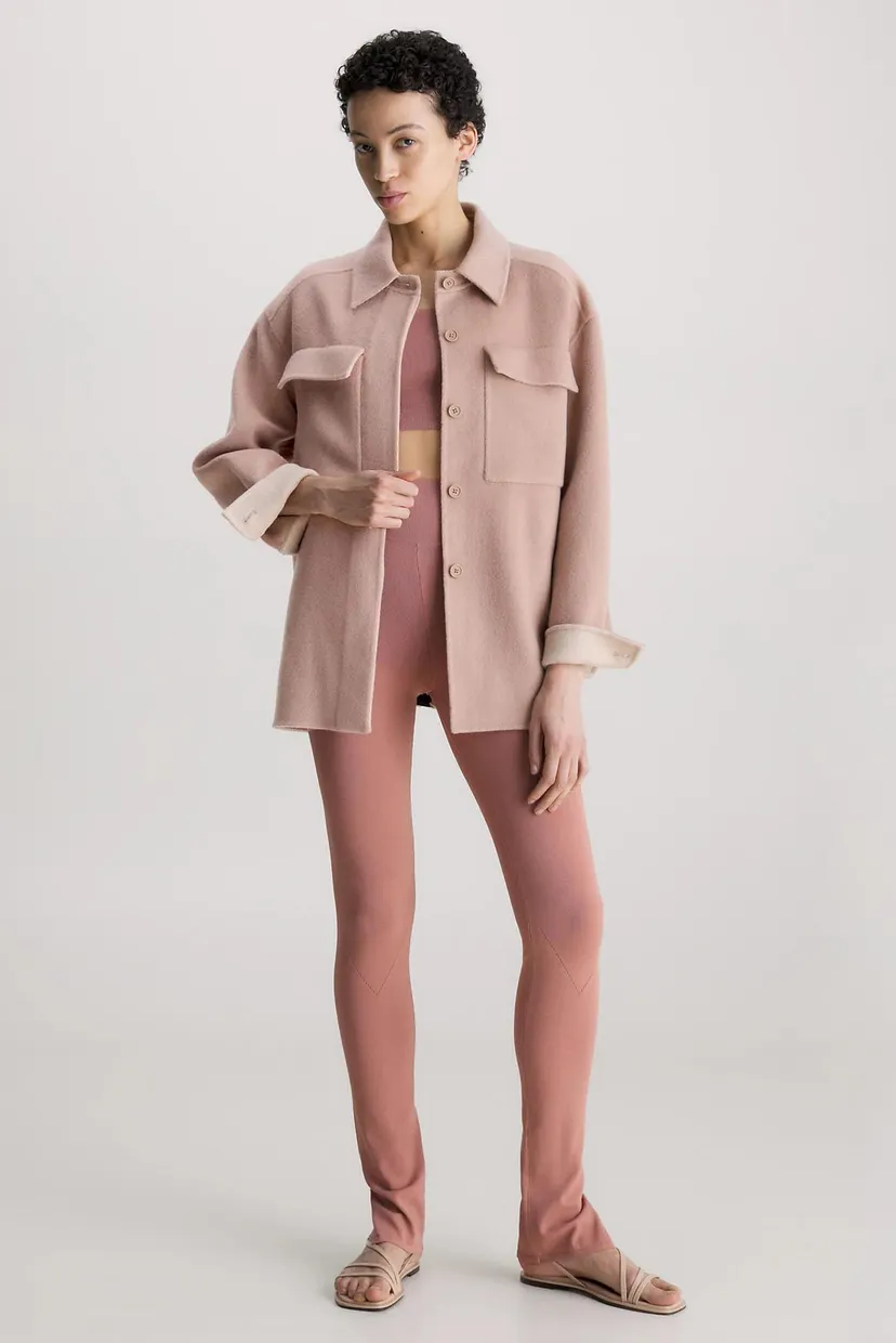 Куртка демисезонная DOUBLE FACED WOOL SHACKET 3