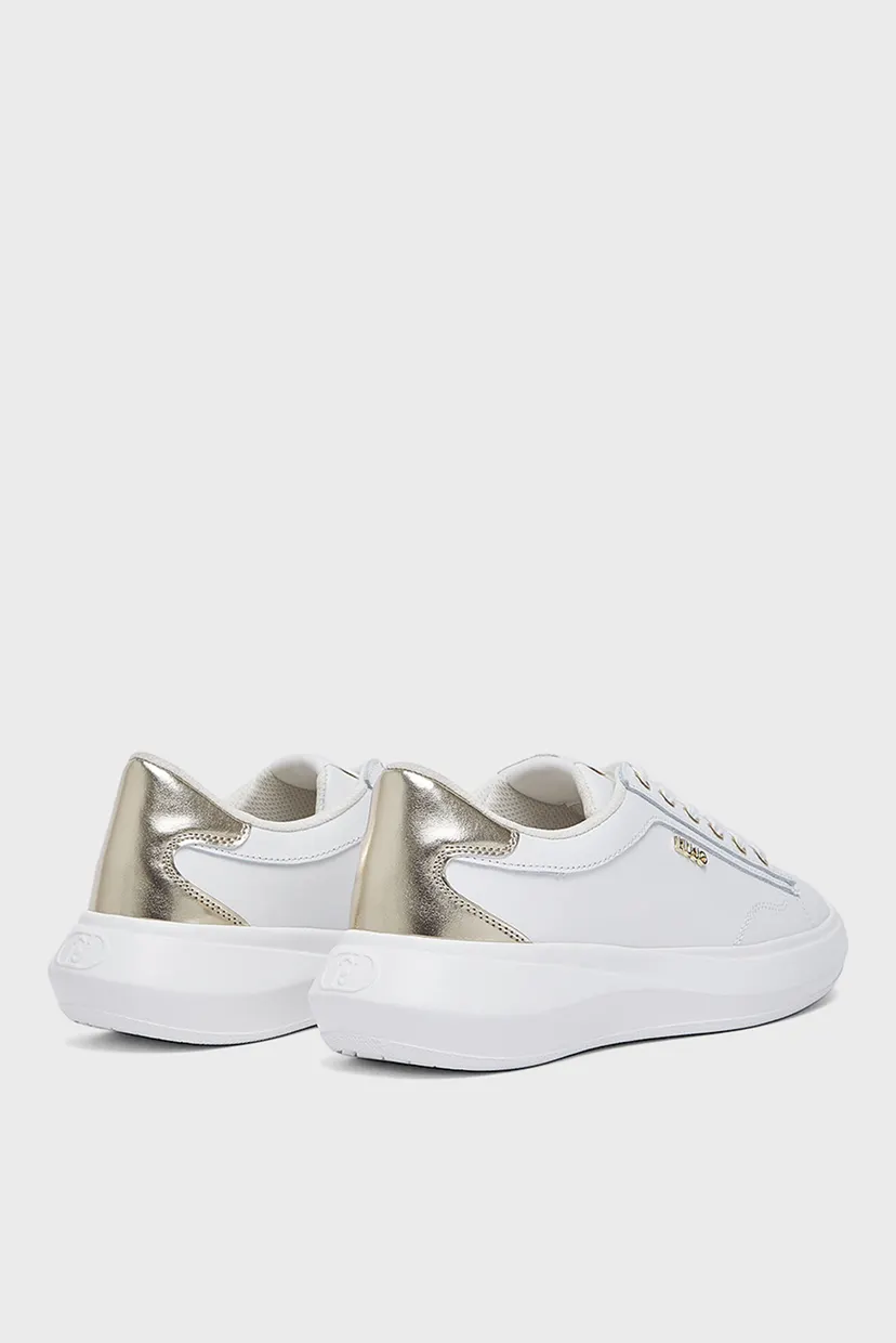 Кроссовки CASPER 01 - SNEAKER CALF LEATHER METALLI WHITE LIGHT GOLD 5