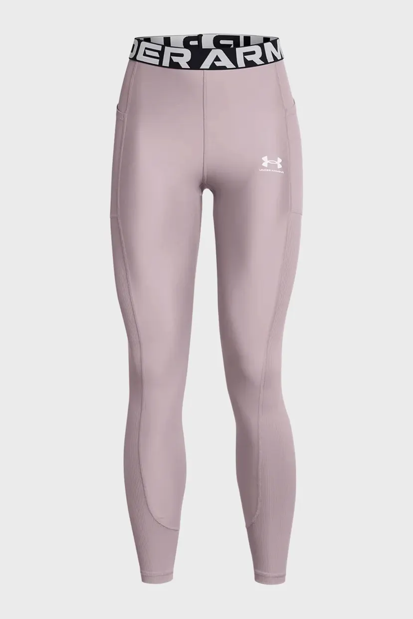 Женские пудровые тайтсы HeatGear Rib Legging 5