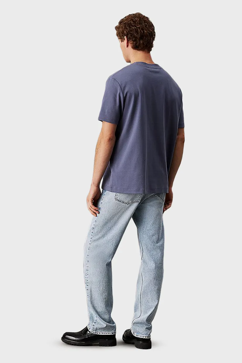 Мужская синяя футболка CALVIN KLEIN LABEL TEE 3