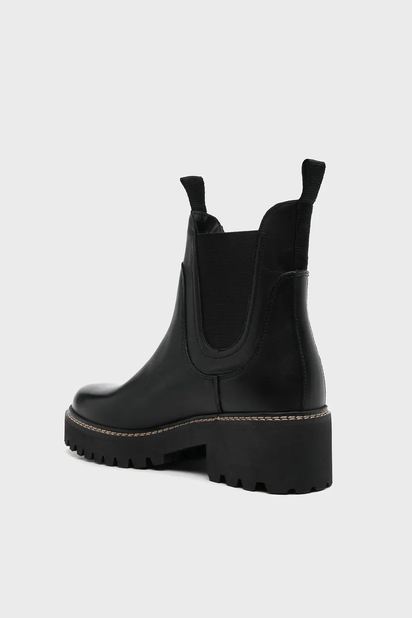 Ботинки FLAG LEATHER MID HEEL CHELSEA 4