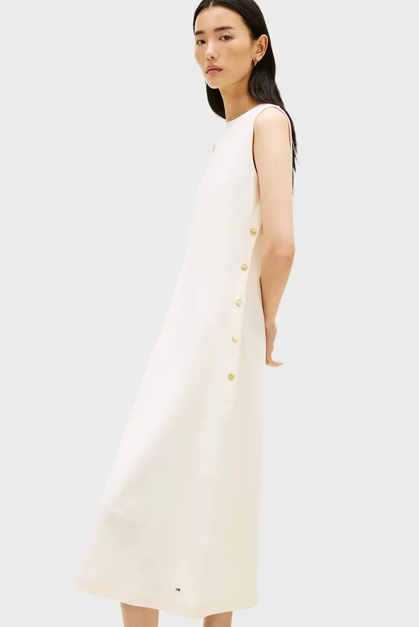 Платье GOLD BUTTON LONG MIDI DRESS NS 3
