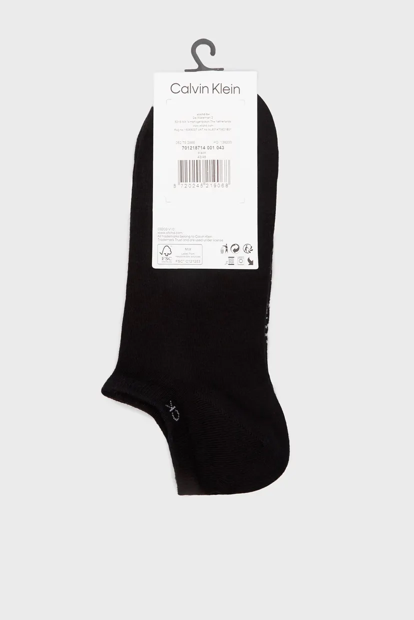 Носки CK MEN SNEAKER 2P ALL OVER PRINT 6