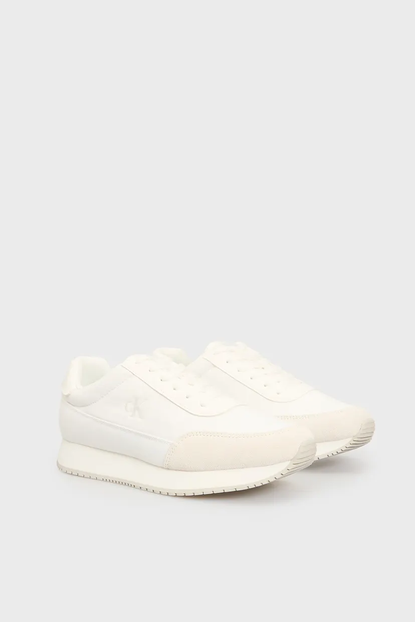Женские белые кроссовки RETRO RUNNER LOW LACEUP CANVAS 3